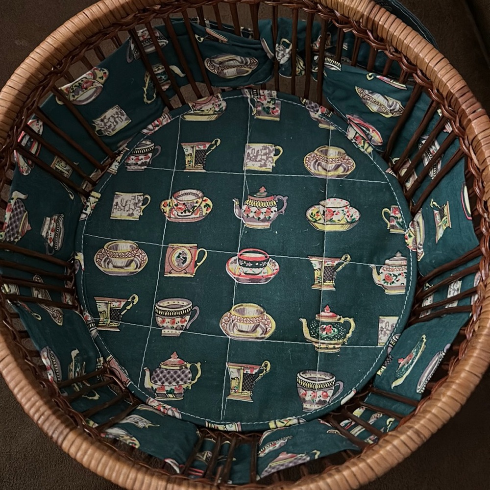 Coffee print basket